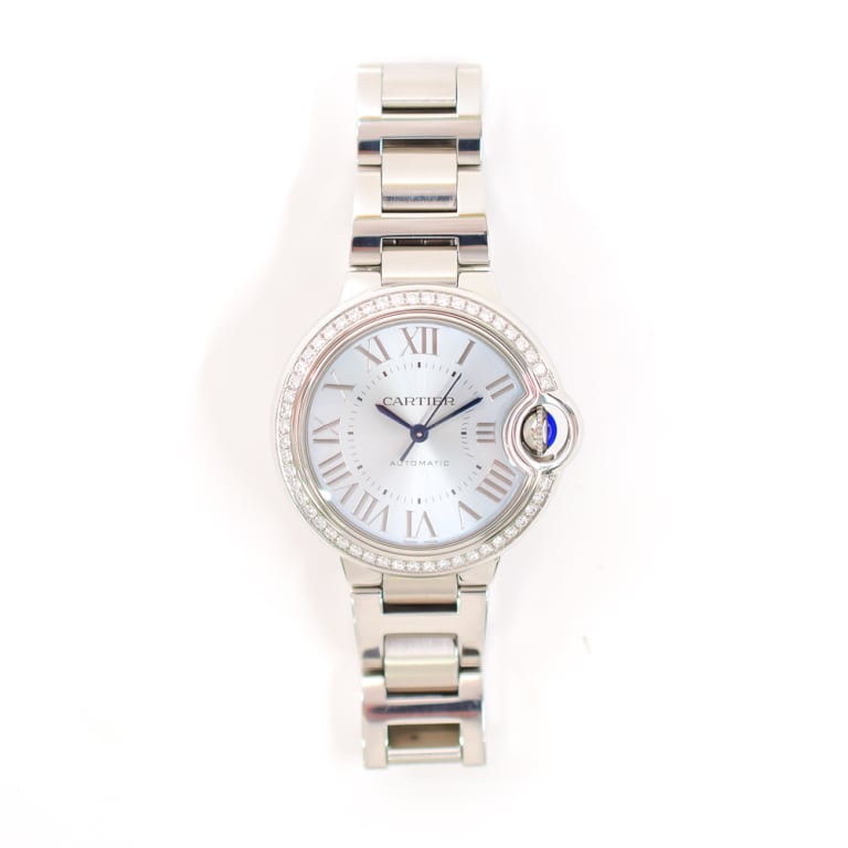 Ballon Bleu de Cartier Steel Diamond Blue Dial 33mm Product Image 1