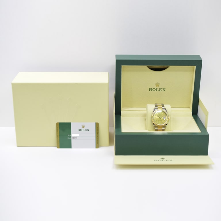Datejust Yellow Gold & Steel Champagne Dial 36mm Product Image 9