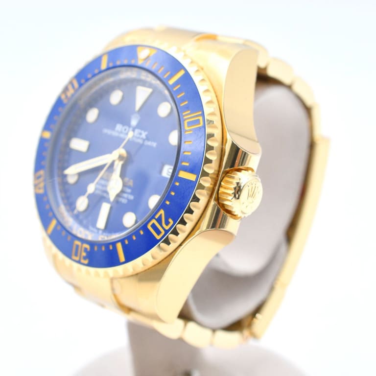 Sea-Dweller Deepsea Yellow Gold Blue Dial 44mm Product Image 3