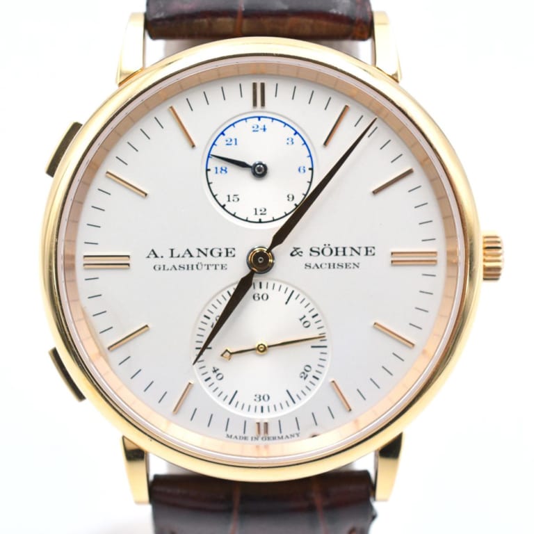 Saxonia Dual Time Rose Gold Silver Dial 38mm Product Image 2