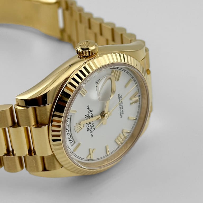 Day-Date Yellow Gold White Dial 36mm Product Image 3