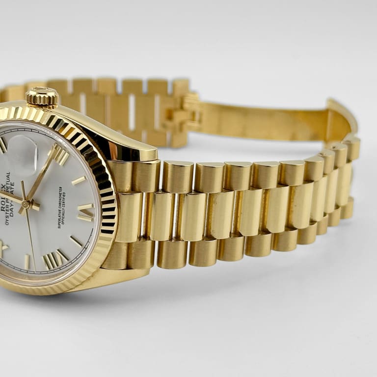 Day-Date Yellow Gold White Dial 36mm Product Image 6