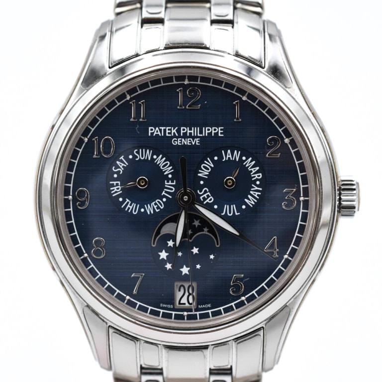 Annual Calendar Steel Blue Dial 38mm Product Image 2