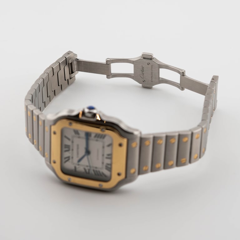 Santos de Cartier Yellow Gold & Steel White Dial 35mm Product Image 8