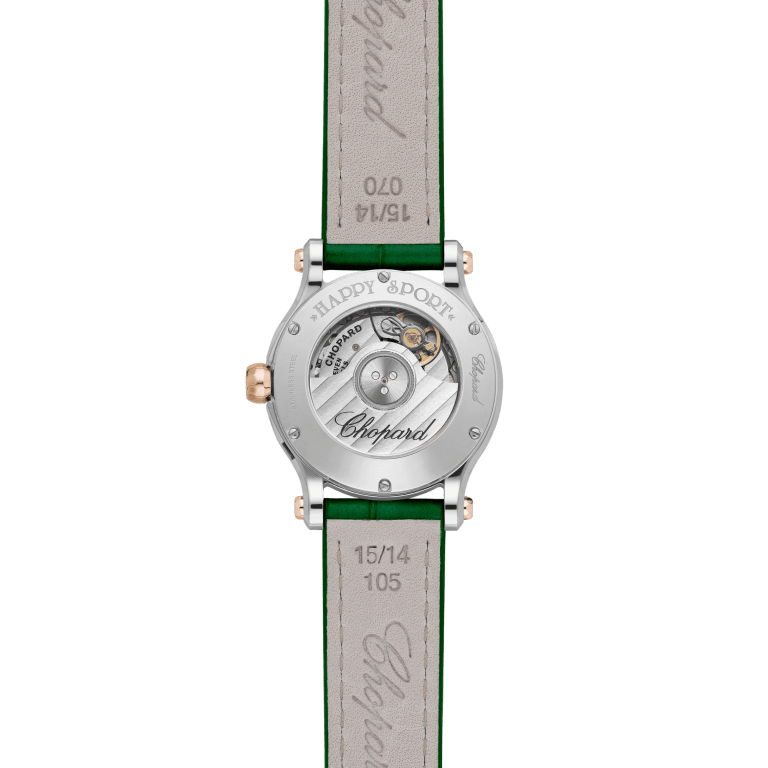 Happy Sport Rose Gold & Steel Green Dial 30mm Product Image 2