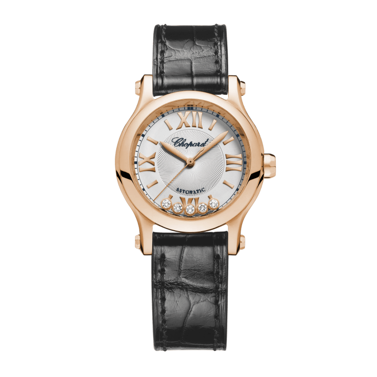 Happy Sport Rose Gold Silver Dial 30mm Product Image 1