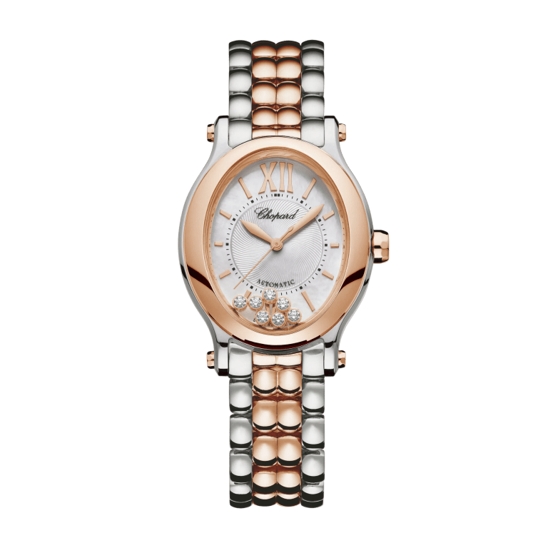 Happy Sport Rose Gold & Steel Silver Dial 29mm Product Image 1