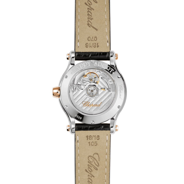 Happy Sport Rose Gold & Steel Silver Dial 36mm Product Image 2