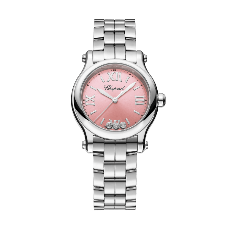 Happy Sport Steel Pink Dial 30mm Product Image 1