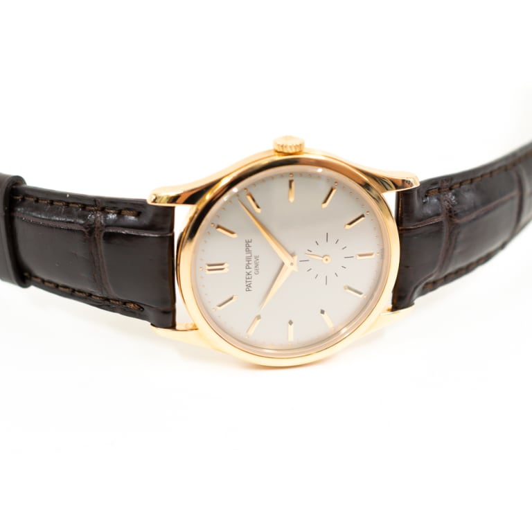Calatrava Small Seconds Rose Gold Silver Dial 37mm Product Image 2