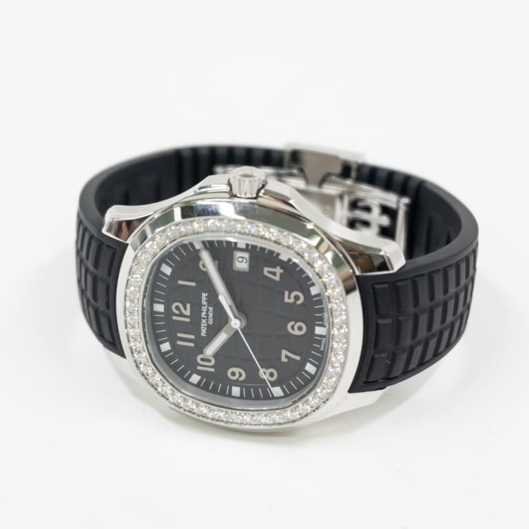 Aquanaut Luce Quartz Steel Diamond Black Dial 38mm Product Image 2