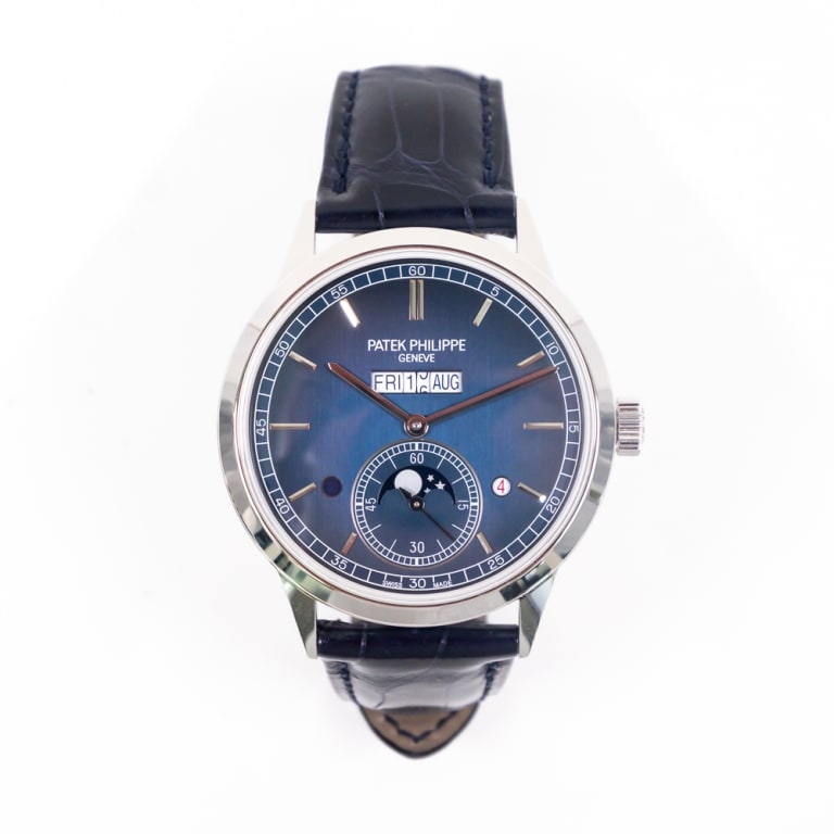 In-Line Perpetual Calendar Platinum Blue Dial 41mm Product Image 1