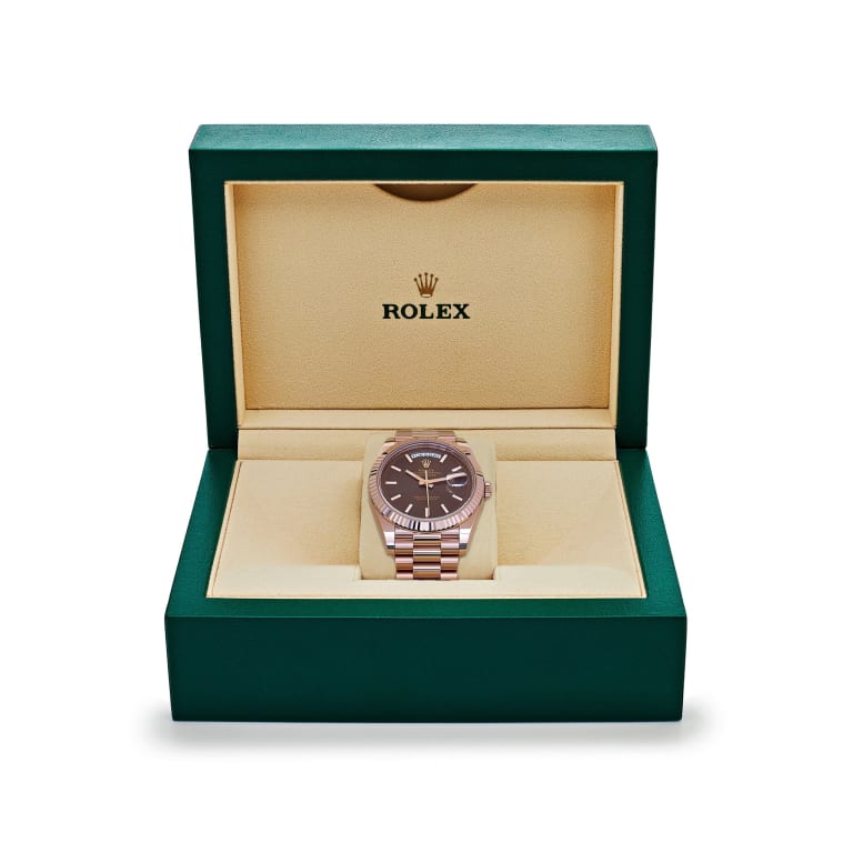 Day-Date Rose Gold Brown Dial 40mm Product Image 5