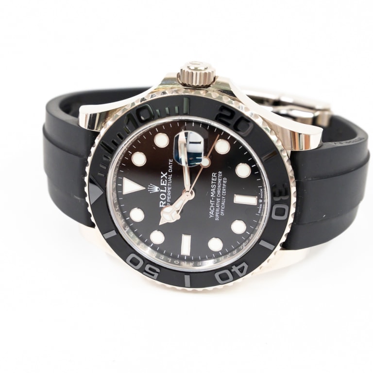Yacht-Master White Gold Oysterflex Black Dial 42mm Product Image 2