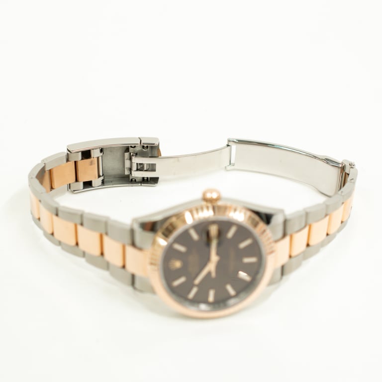 Datejust Rose Gold & Steel Chocolate Dial 41mm Product Image 6
