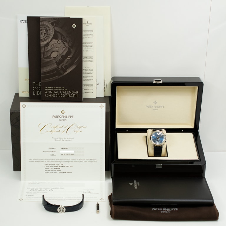 Complications Annual Calendar Chronograph Platinum Blue Dial 42mm Product Image 13
