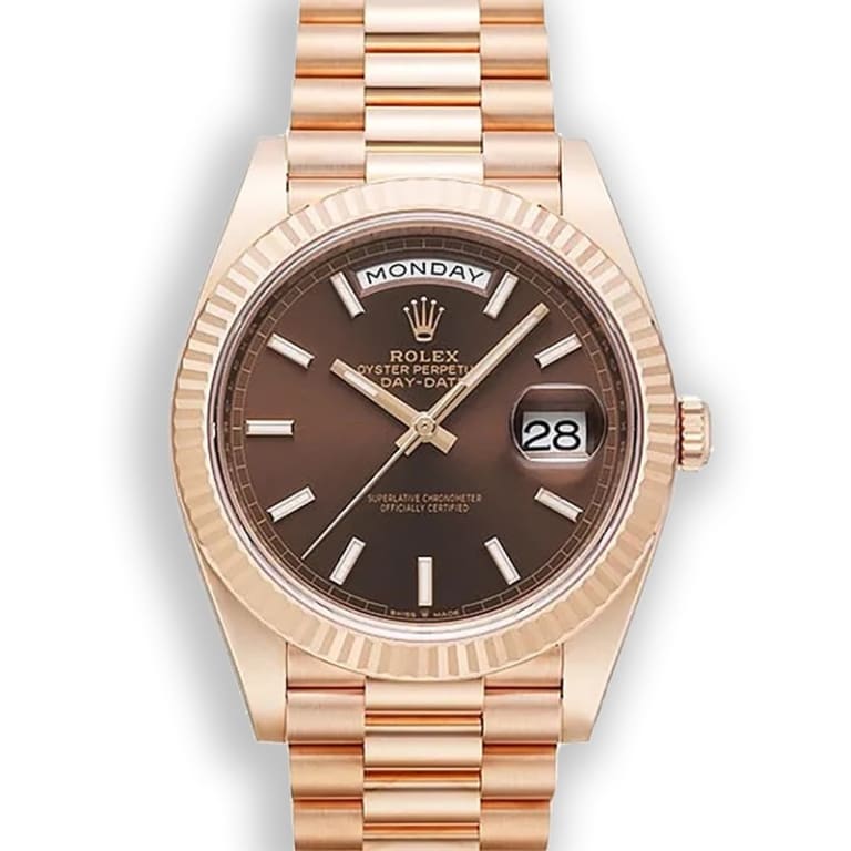 Day-Date Rose Gold Brown Dial 40mm Product Image 1
