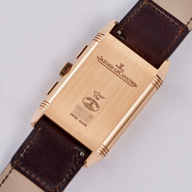 Reverso Tribute Chronograph Rose Gold Black Dial 30mm Product Image 6