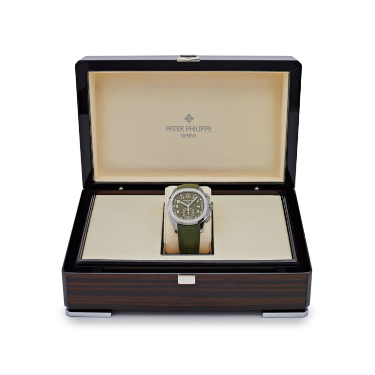 Aquanaut Chronograph White Gold Green Dial 42mm Product Image 10