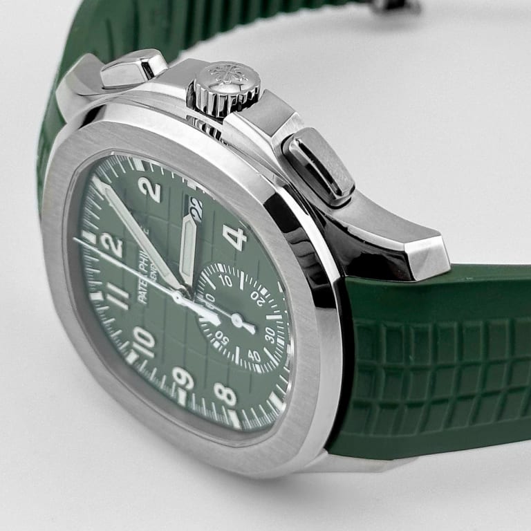 Aquanaut Chronograph White Gold Green Dial 42mm Product Image 2