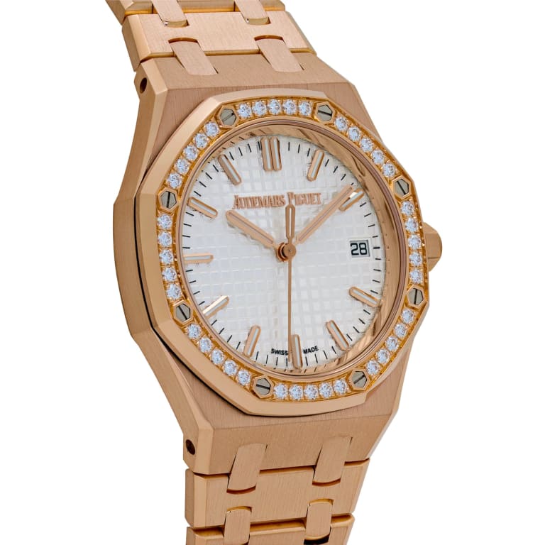 Royal Oak Selfwinding Rose Gold Diamond Silver Dial 34mm Product Image 2