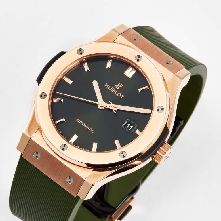Classic Fusion Rose Gold Green Dial 42mm Product Image 1