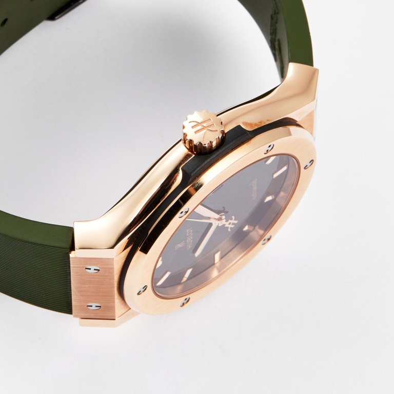 Classic Fusion Rose Gold Green Dial 42mm Product Image 3