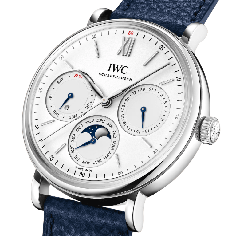 Portofino Perpetual Calendar Steel Silver Dial 40mm Product Image 1
