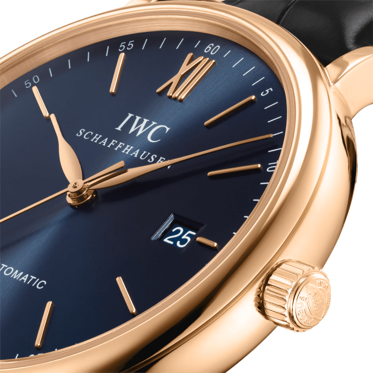 Portofino Rose Gold Blue Dial 40mm Product Image 3
