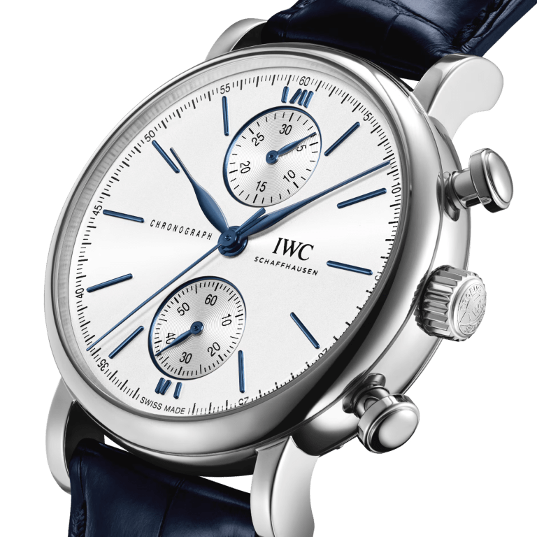 Portofino Chronograph Steel White Dial 39mm Product Image 1