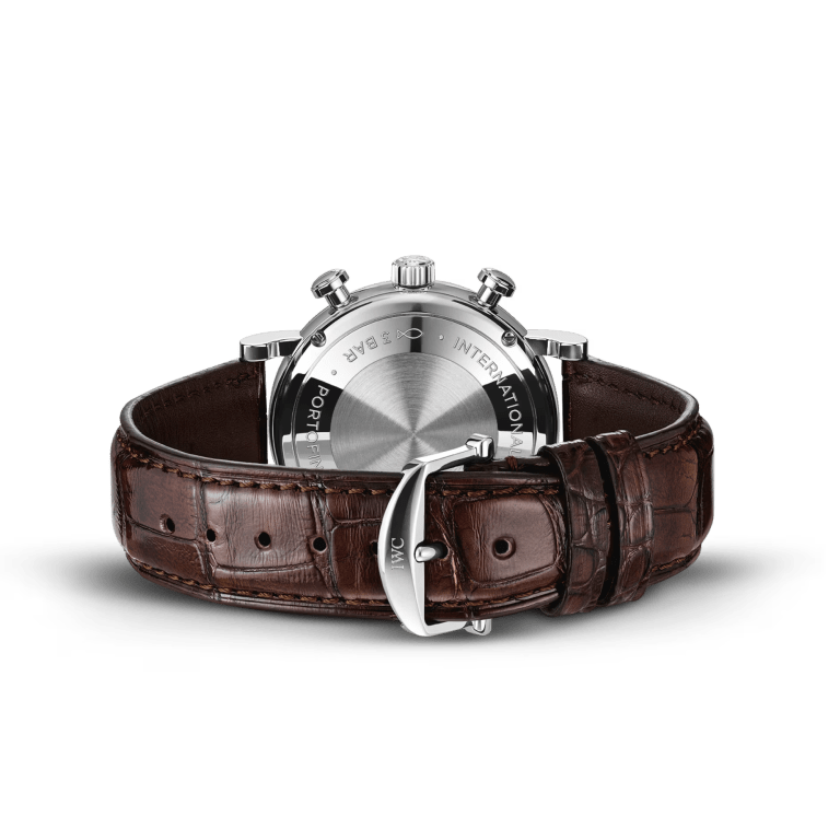 Portofino Chronograph Steel Black Dial 39mm Product Image 2