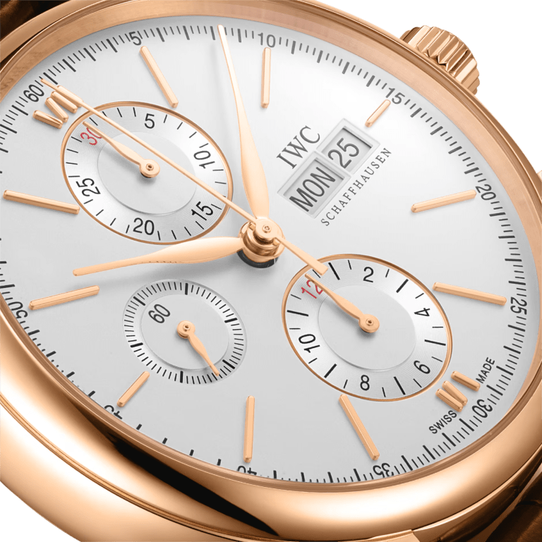 Portofino Chronograph Rose Gold Silver Dial 42mm Product Image 2