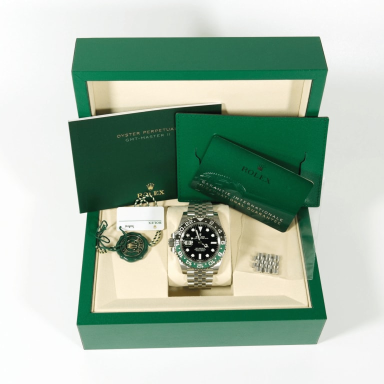 GMT-Master II Steel Jubilee Black Dial "Sprite" 40mm Product Image 14