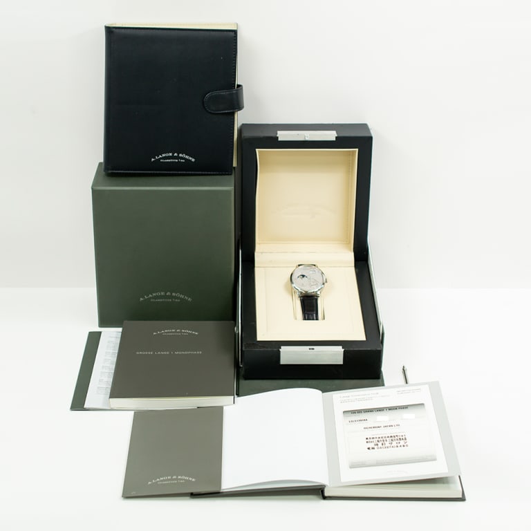 Lange 1 Grand Moonphase Platinum Silver Dial 41mm Product Image 9