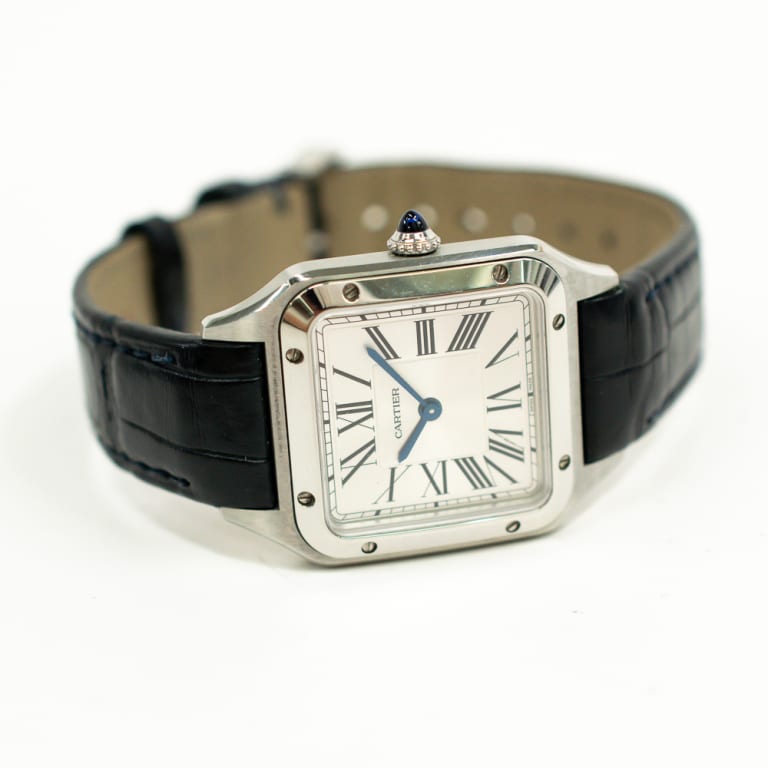 Santos-Dumont Steel White Dial 27mm Product Image 2
