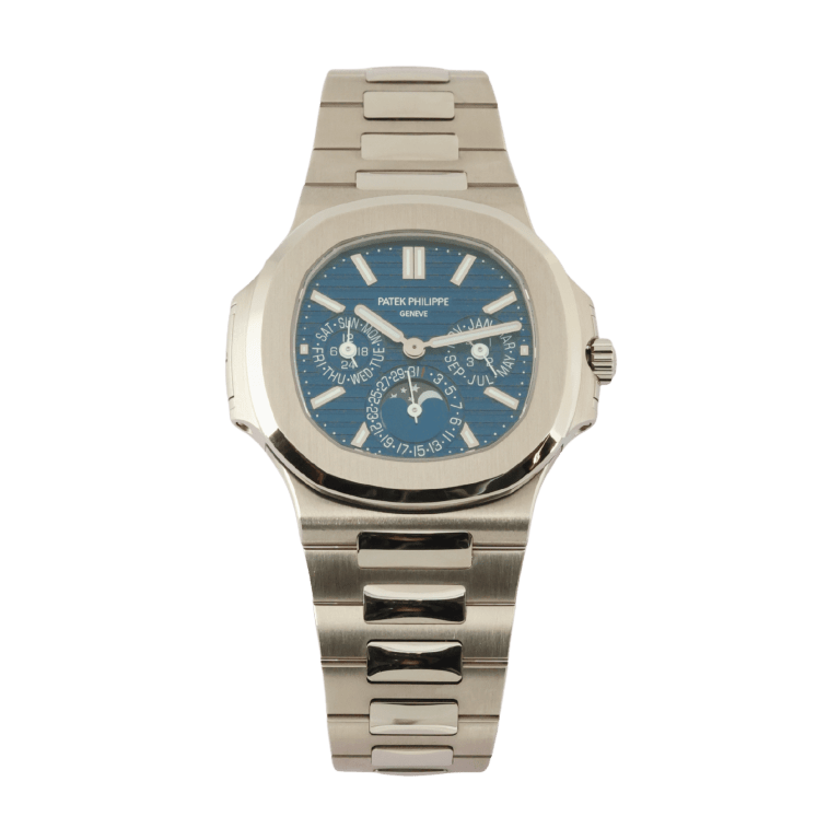 Nautilus Perpetual Calendar White Gold Blue Dial 40mm Product Image 1