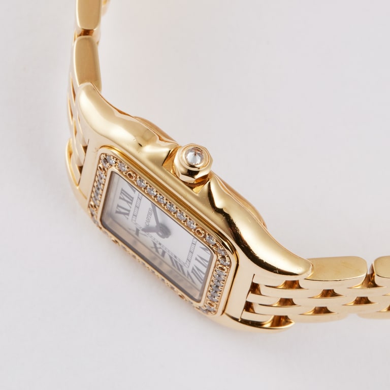 Panthère de Cartier Yellow Gold Diamond White Dial 22mm Product Image 2