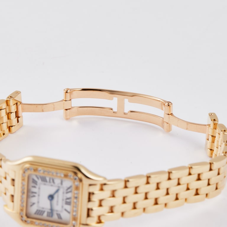 Panthère de Cartier Yellow Gold Diamond White Dial 22mm Product Image 8