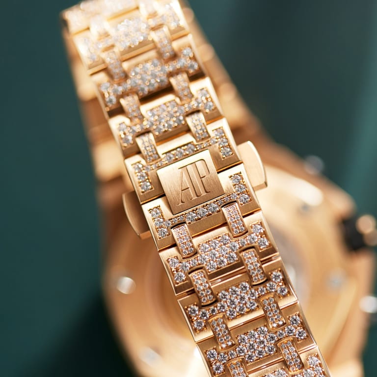 Royal Oak Offshore Rose Gold Diamond Pave Dial 42mm Product Image 15