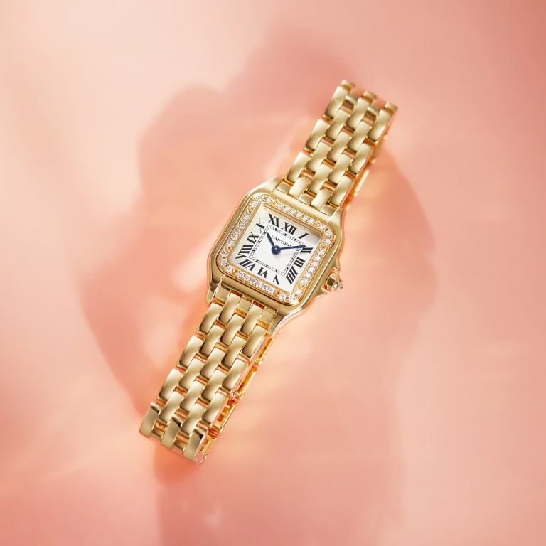 Panthère de Cartier Yellow Gold Diamond White Dial 22mm Product Image 12
