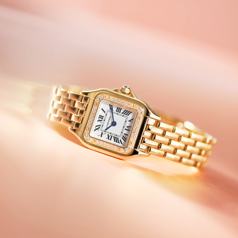 Panthère de Cartier Yellow Gold Diamond White Dial 22mm Product Image 11