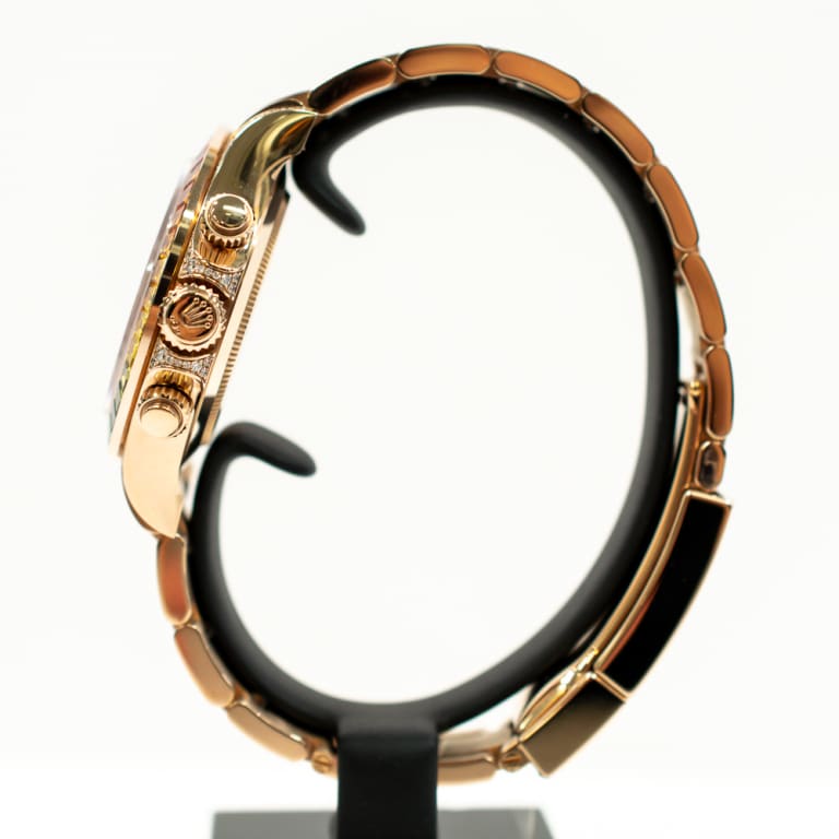 Daytona Rose Gold Rainbow Black Dial 40mm Product Image 9
