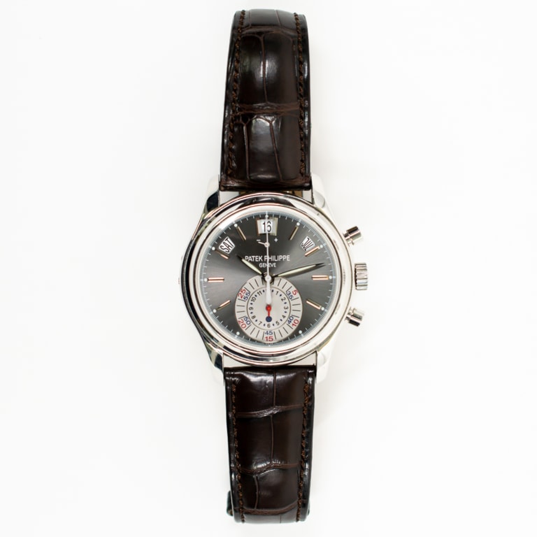 Annual Calendar Chronograph Platinum Grey Dial 40mm Product Image 1