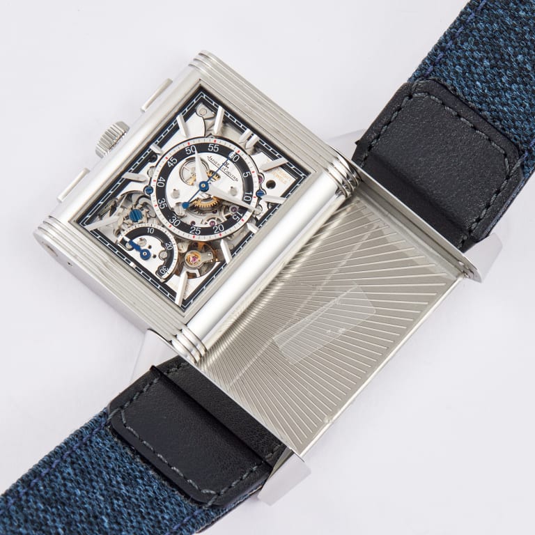 Reverso Tribute Chronograph Steel Blue Dial 29mm Product Image 9