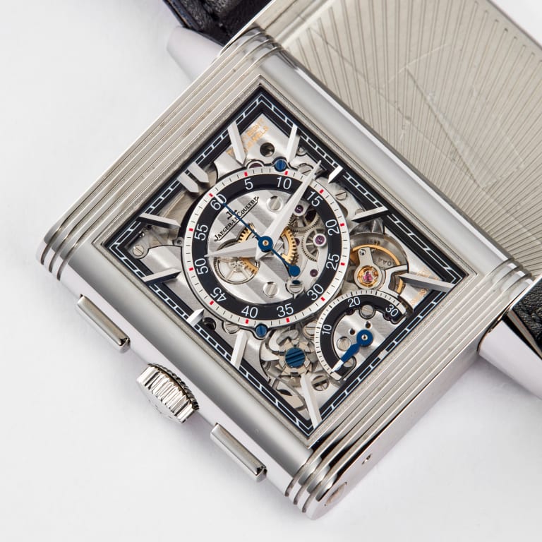 Reverso Tribute Chronograph Steel Blue Dial 29mm Product Image 11