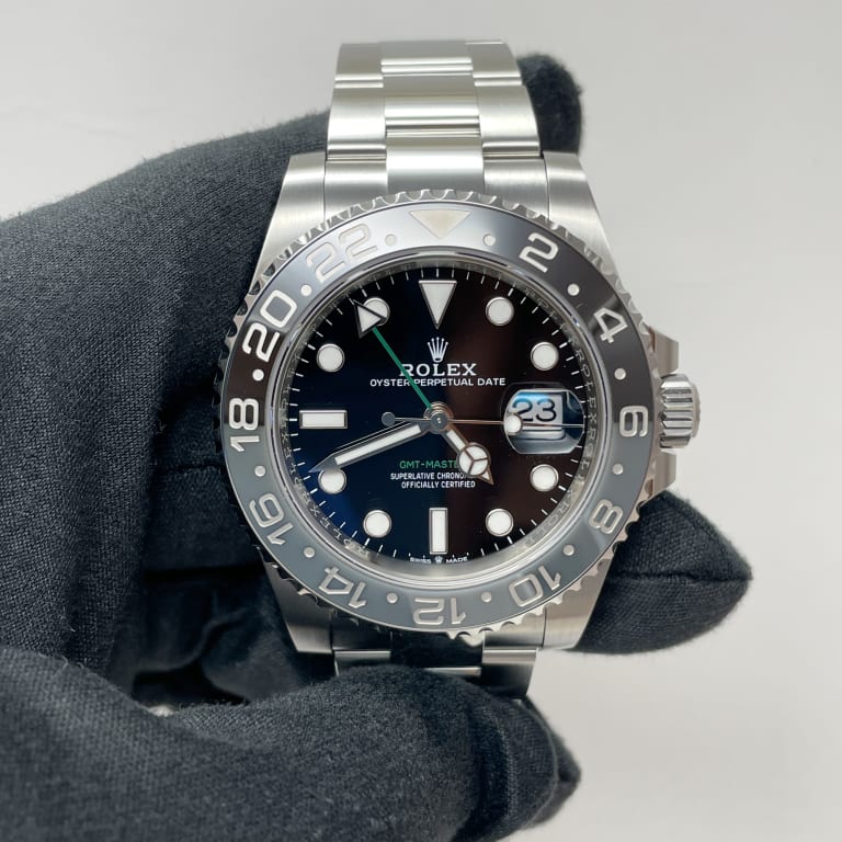 GMT-Master II "Bruce Wayne" Steel Black Dial 40mm Product Image 1
