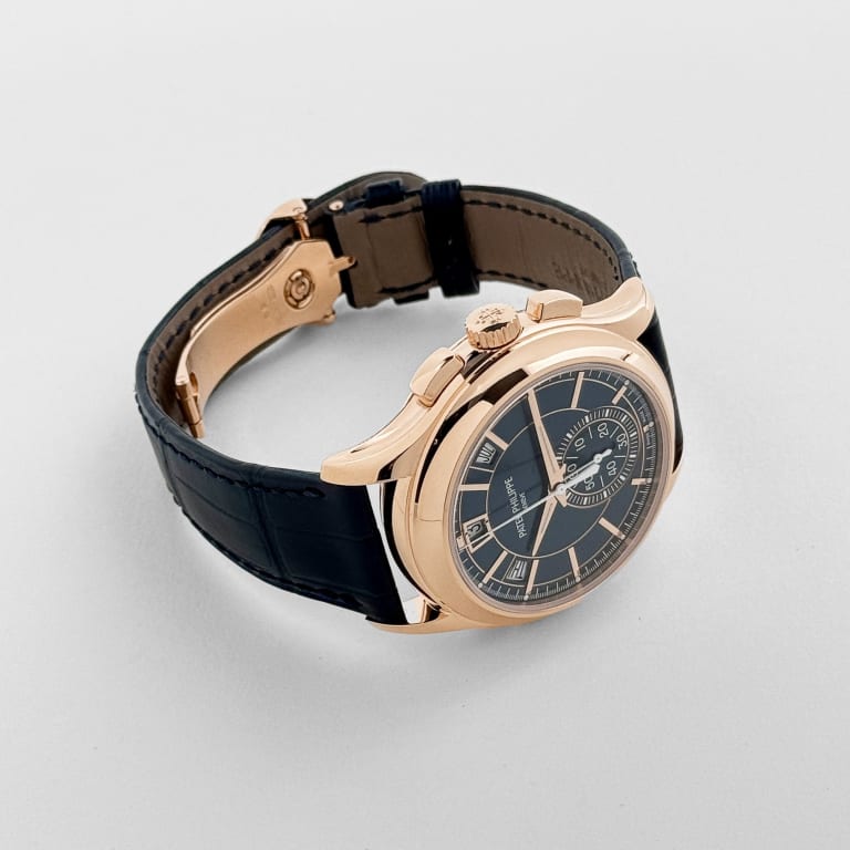 Annual Calendar Chronograph Rose Gold Blue Dial 42mm Product Image 2
