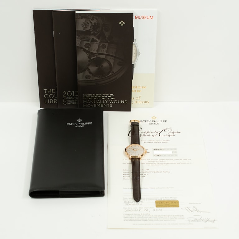 Calatrava Rose Gold Silver Dial 38mm Product Image 9