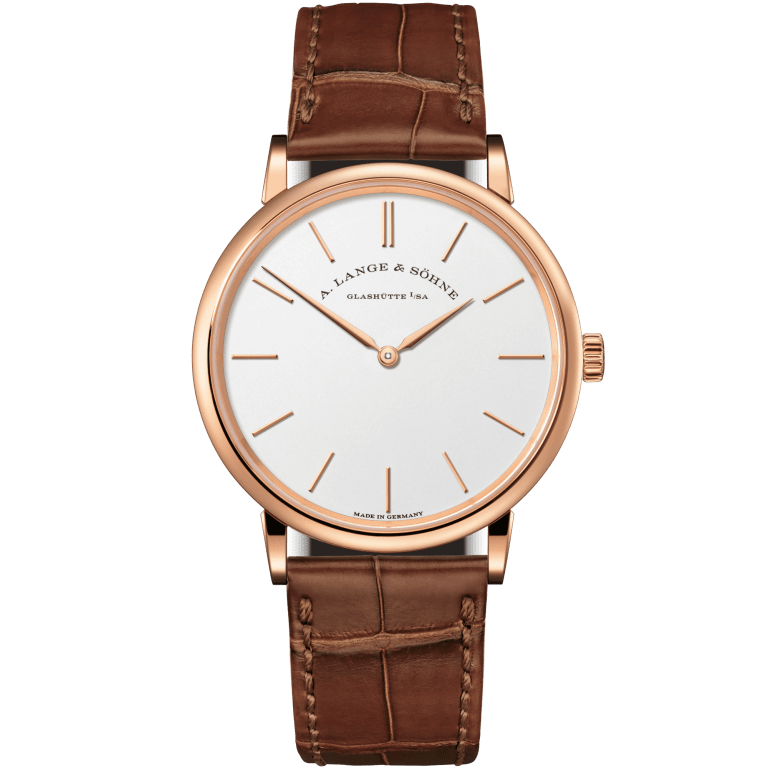 Saxonia Thin Rose Gold Silver Dial 37mm Product Image 5