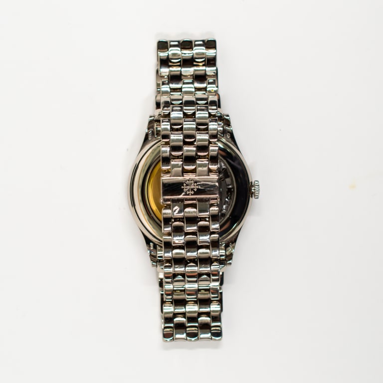 Annual Calendar White Gold Silver Dial 38mm Product Image 3